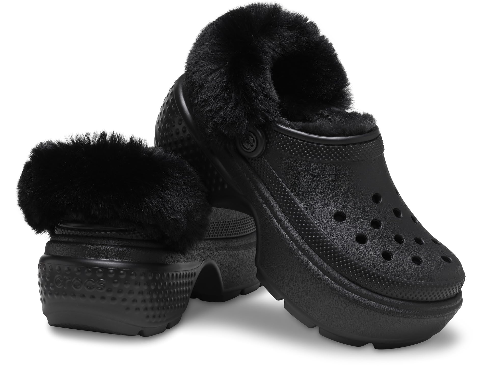 

Сабо Crocs Classic Lined Stomp Clog, черный