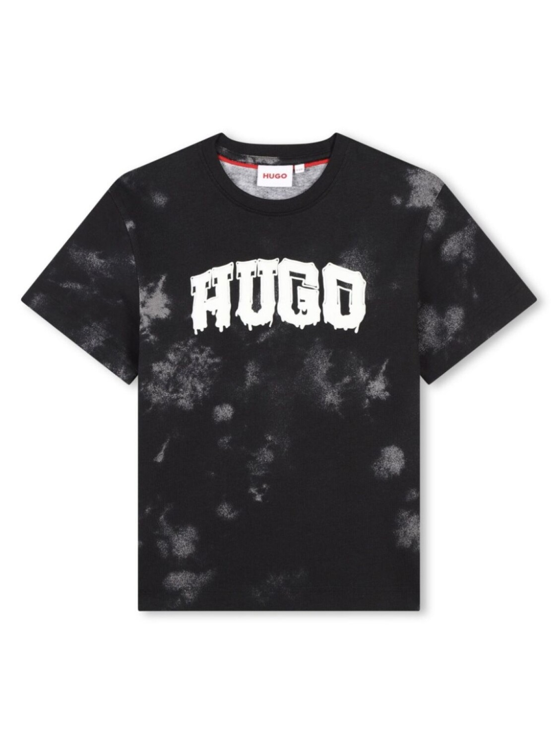 

HUGO KIDS футболка с логотипом, черный