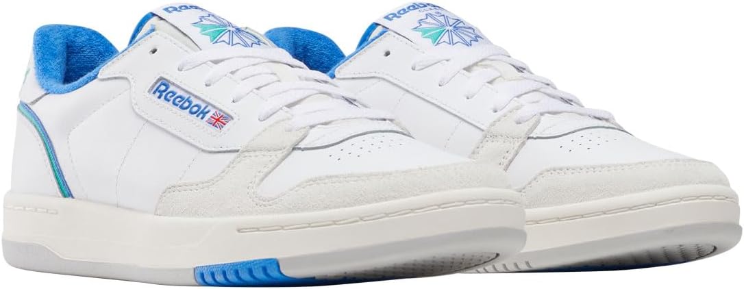 Кроссовки Reebok Unisex-Adult Phase Court, белый/синий — фото 2