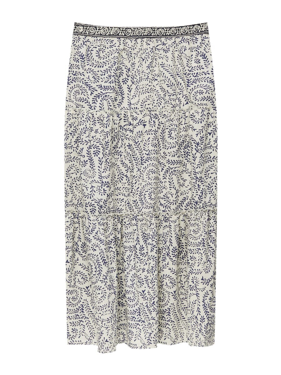 

Юбка Pull&Bear, темно-синий/белый