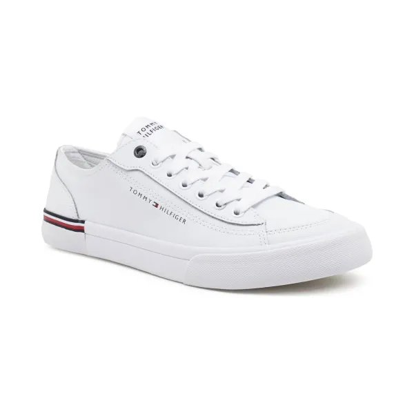 

Кожаные кроссовки Tommy Hilfiger, белый