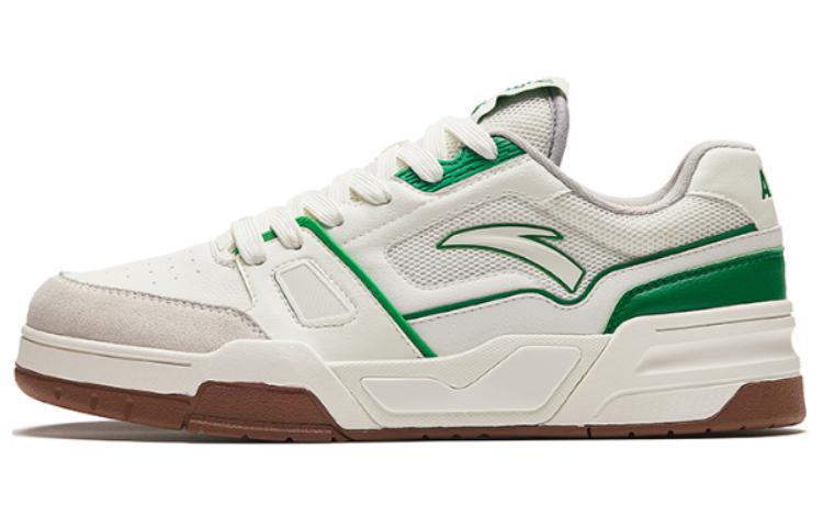 

Антискользящие низкие кеды для скейтбординга Anta Flame 5 мужские бело-зеленые