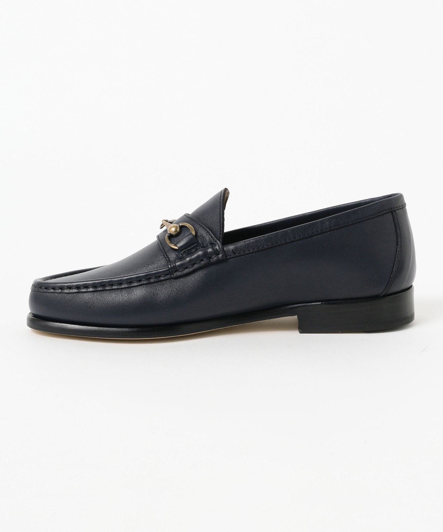 IL MOCASSINO / Лоферы из телячьей кожи Brilla per il gusto, NAVY/OCEANO — фото 3