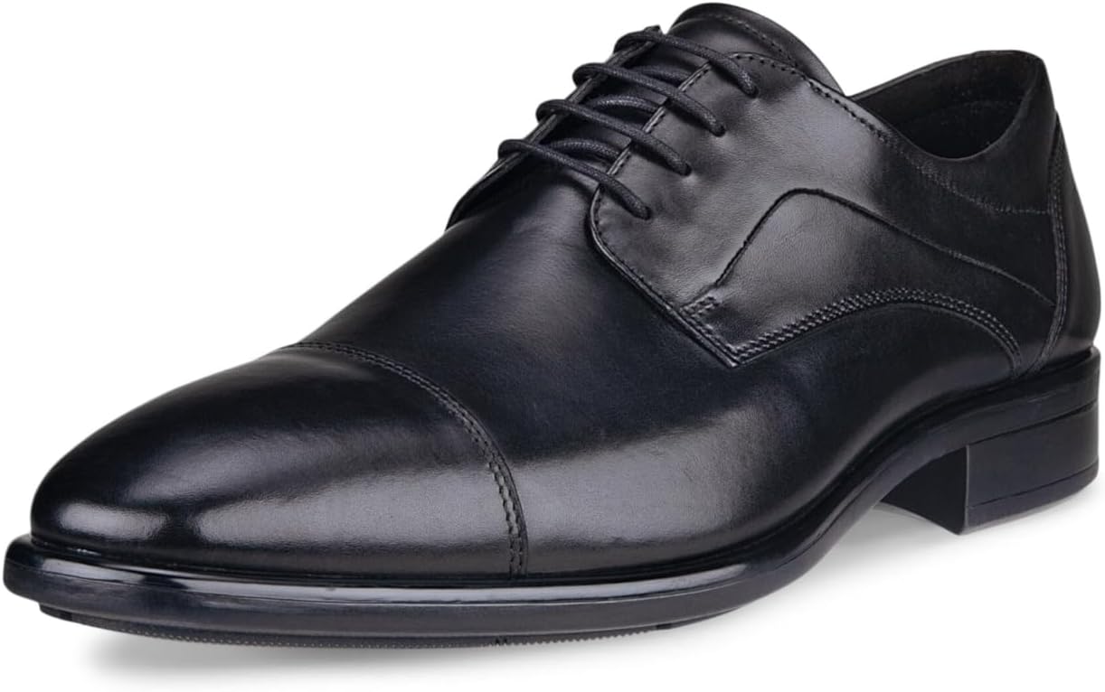 

Мужские оксфорды ECCO Citytray с закрытым носком и шнуровкой, черный