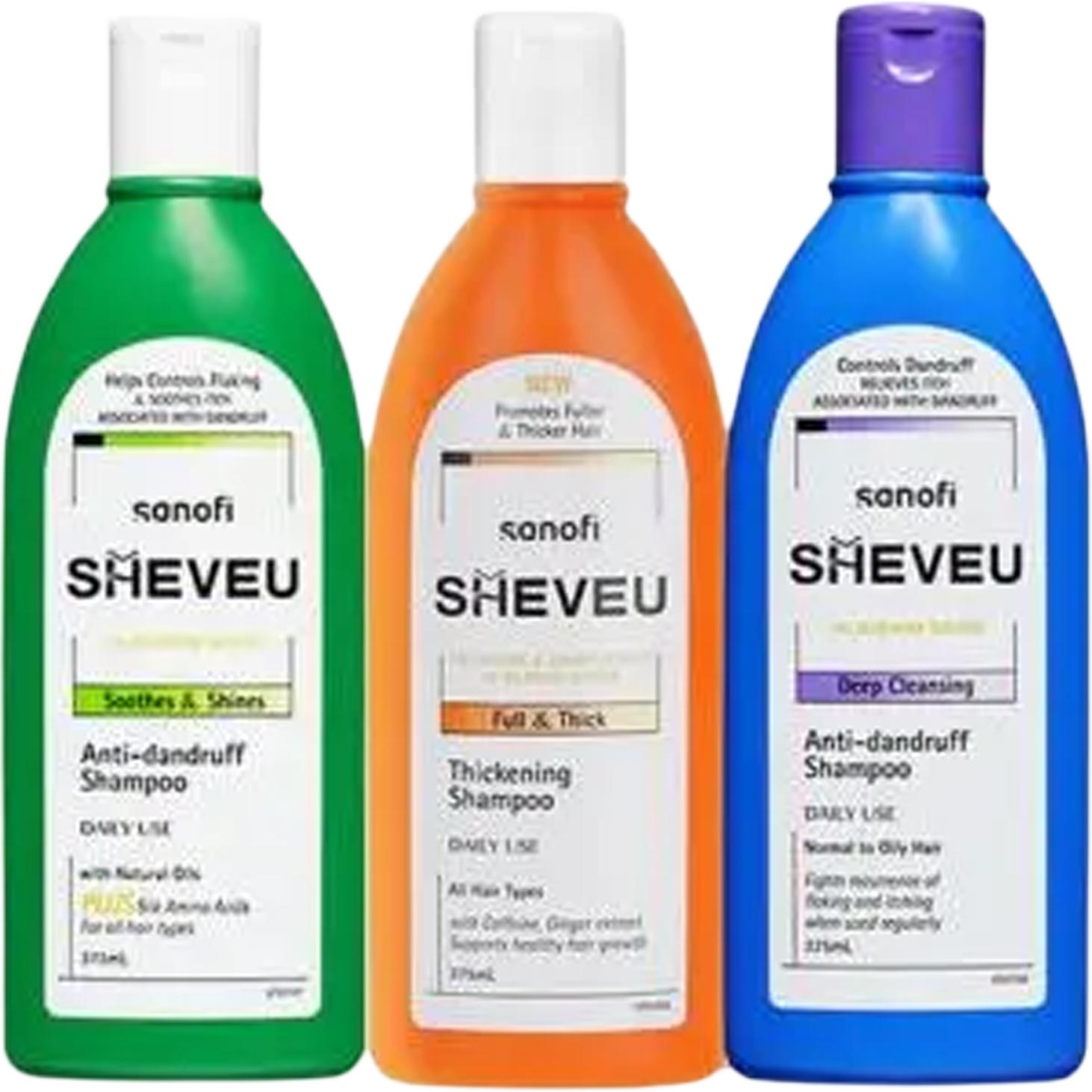 

SHEVEU Шампунь Selsun от перхоти и зуда набор для очищения желтая бутылка 200мл + синяя бутылка 200мл*2