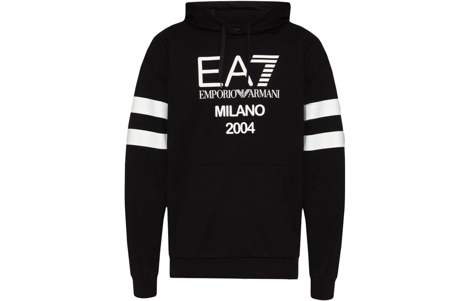 

EMPORIO ARMANI Толстовка EA7 SS23 мужская черная