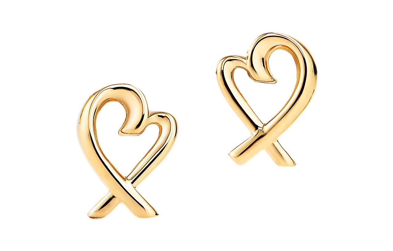 

Серьги-гвоздики Paloma Picasso из 18-каратного золота для женщин TIFFANY & CO., золотой