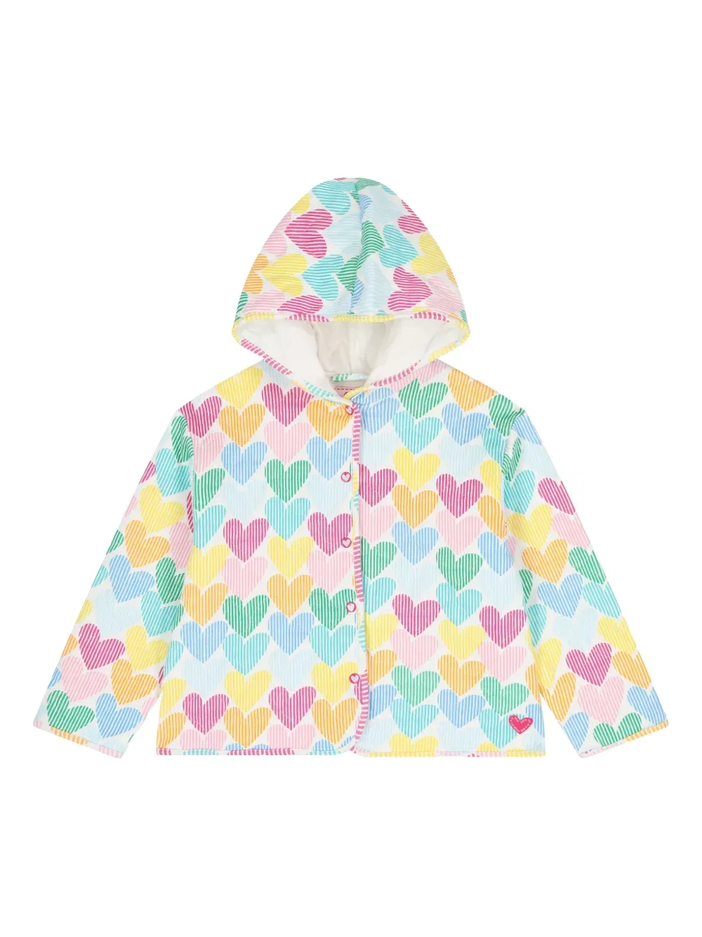 Куртка с капюшоном в форме сердца Agatha Ruiz De La Prada, белый