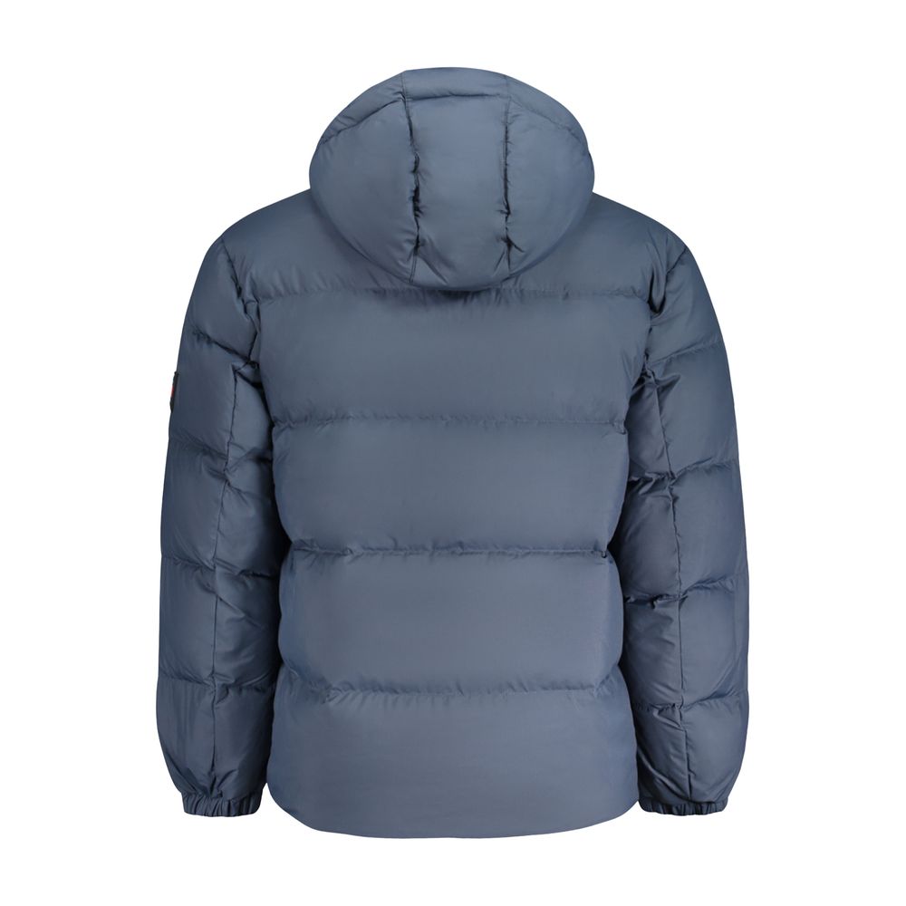 Синяя мужская куртка из полиэстера Tommy Hilfiger — фото 2