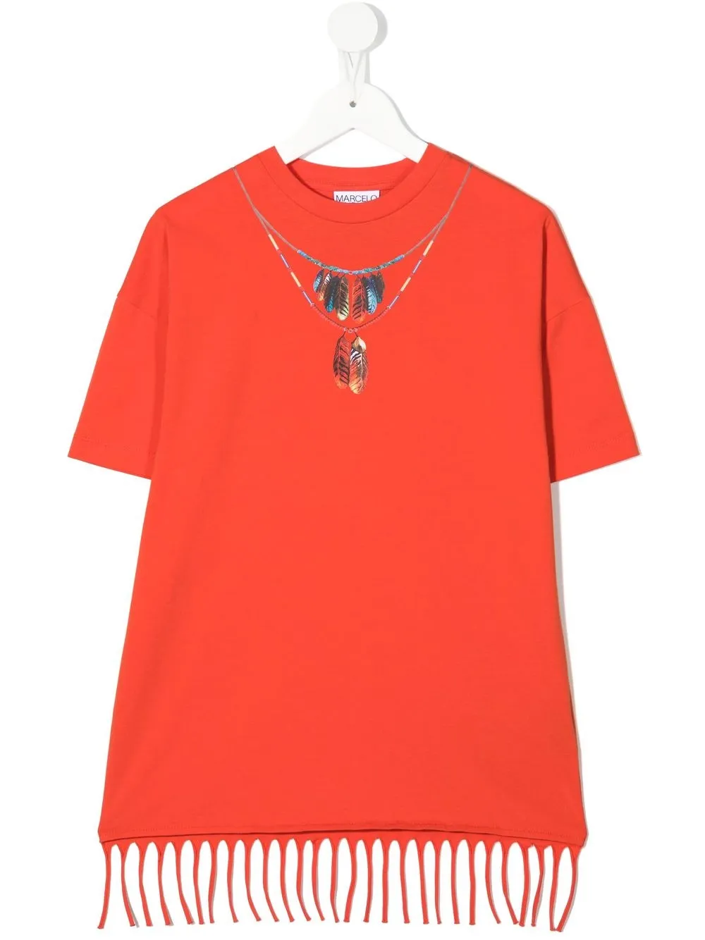 

Футболка с принтом Marcelo Burlon County Of Milan Kids, красный