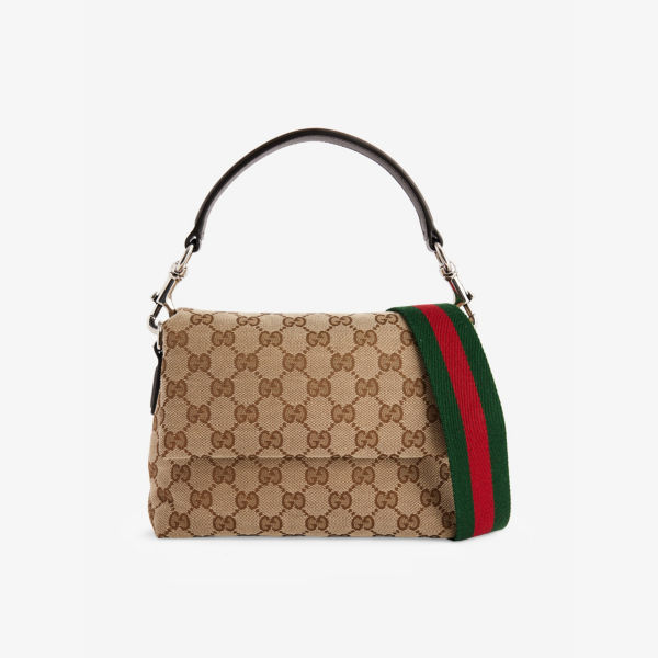 

Маленькая кросс-боди сумка GG Web Canvas Gucci, мультиколор