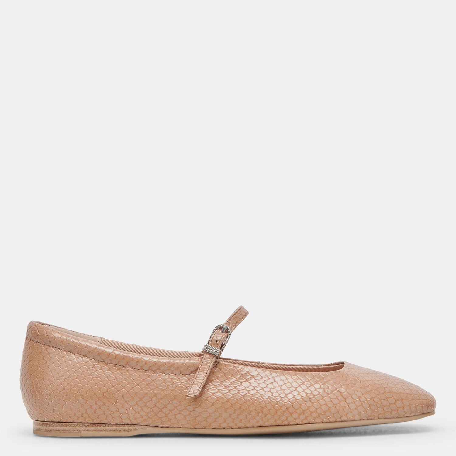 

Розовые лакированные балетки Reyes со складками Dolce Vita, цвет Toffee Snake Embossed