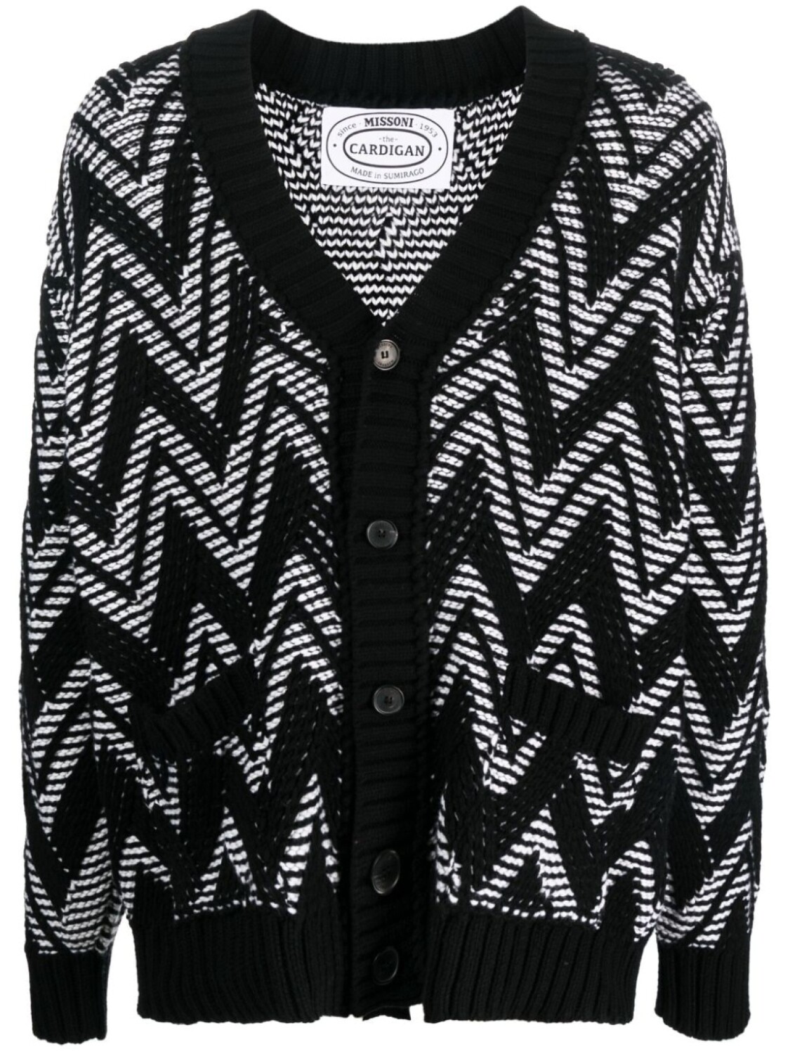 

Missoni шерстяной кардиган с вышивкой, черный