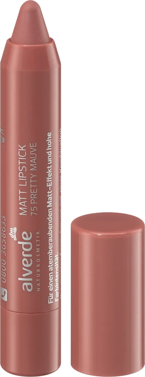 

Lippenstift Matt 75 Pretty Mauve 3,7 г alverde NATURKOSMETIK