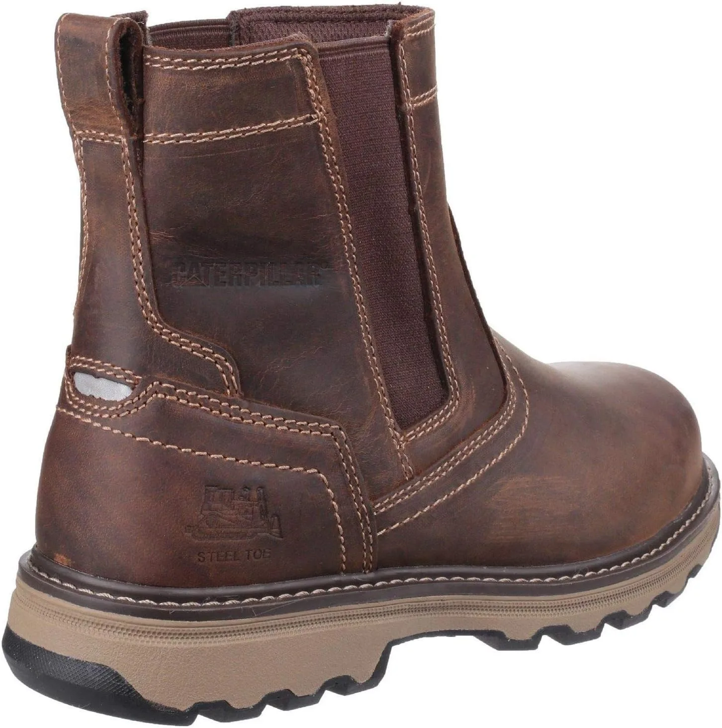 Мужские рабочие ботинки CAT Pelton ST Cat Footwear, коричневый — фото 2