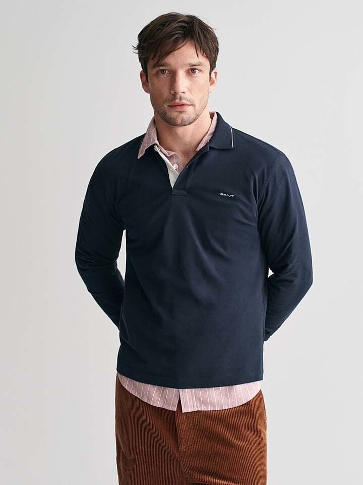 

Поло Gant Poloshirt, темно-синий