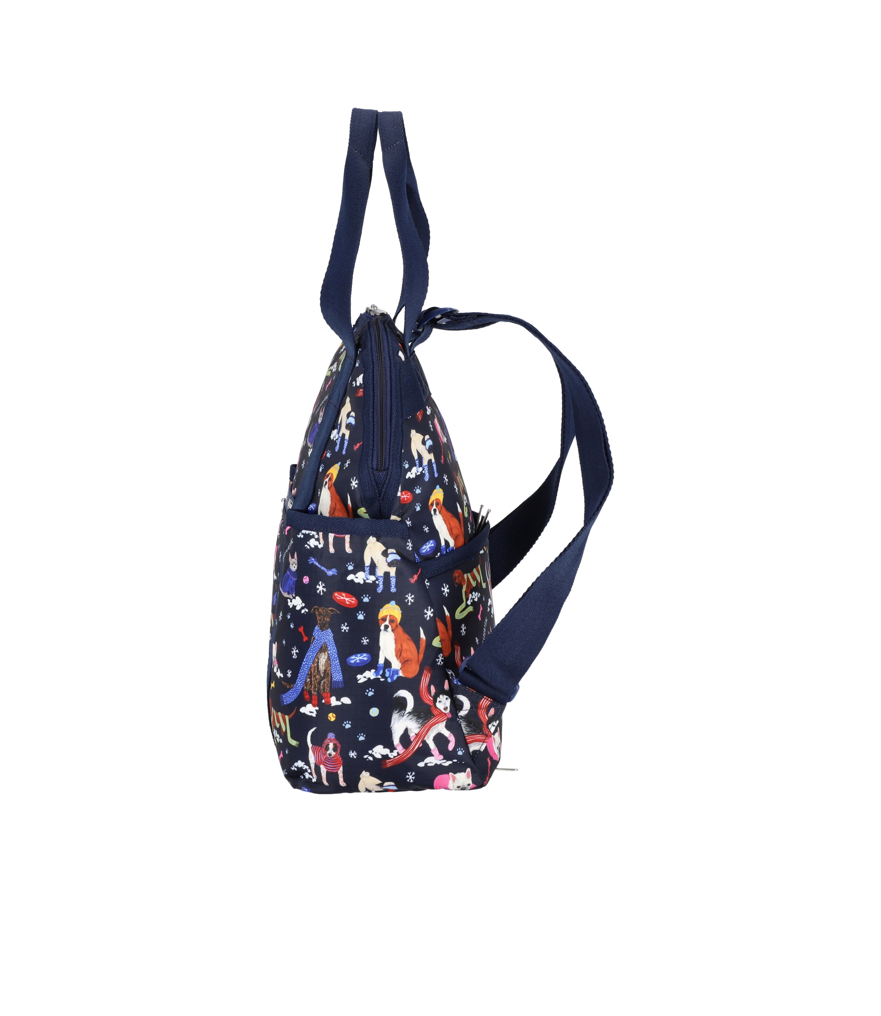 

Рюкзак Double Trouble LeSportsac, цвет snowy pups print