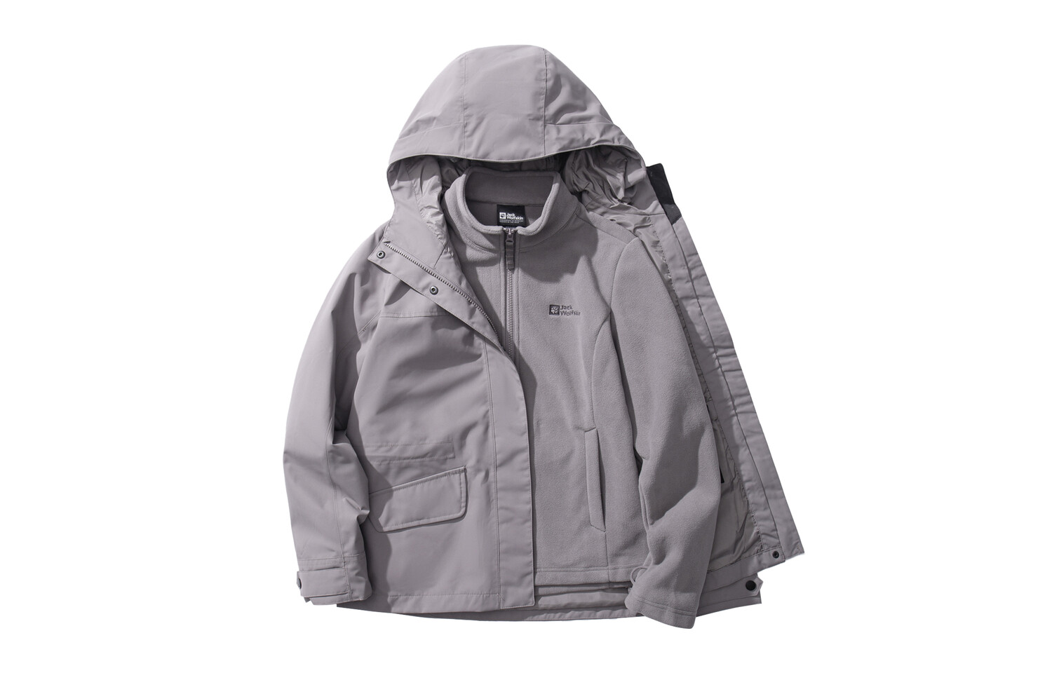 

Ветровки женские Jack Wolfskin, цвет Seal White/A0029