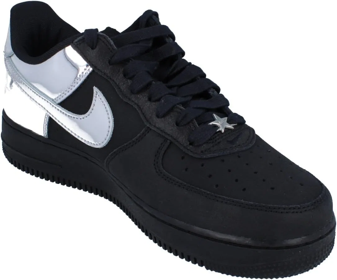 Мужские кроссовки Nike Air Force 1 Low Retro, черный — фото 4