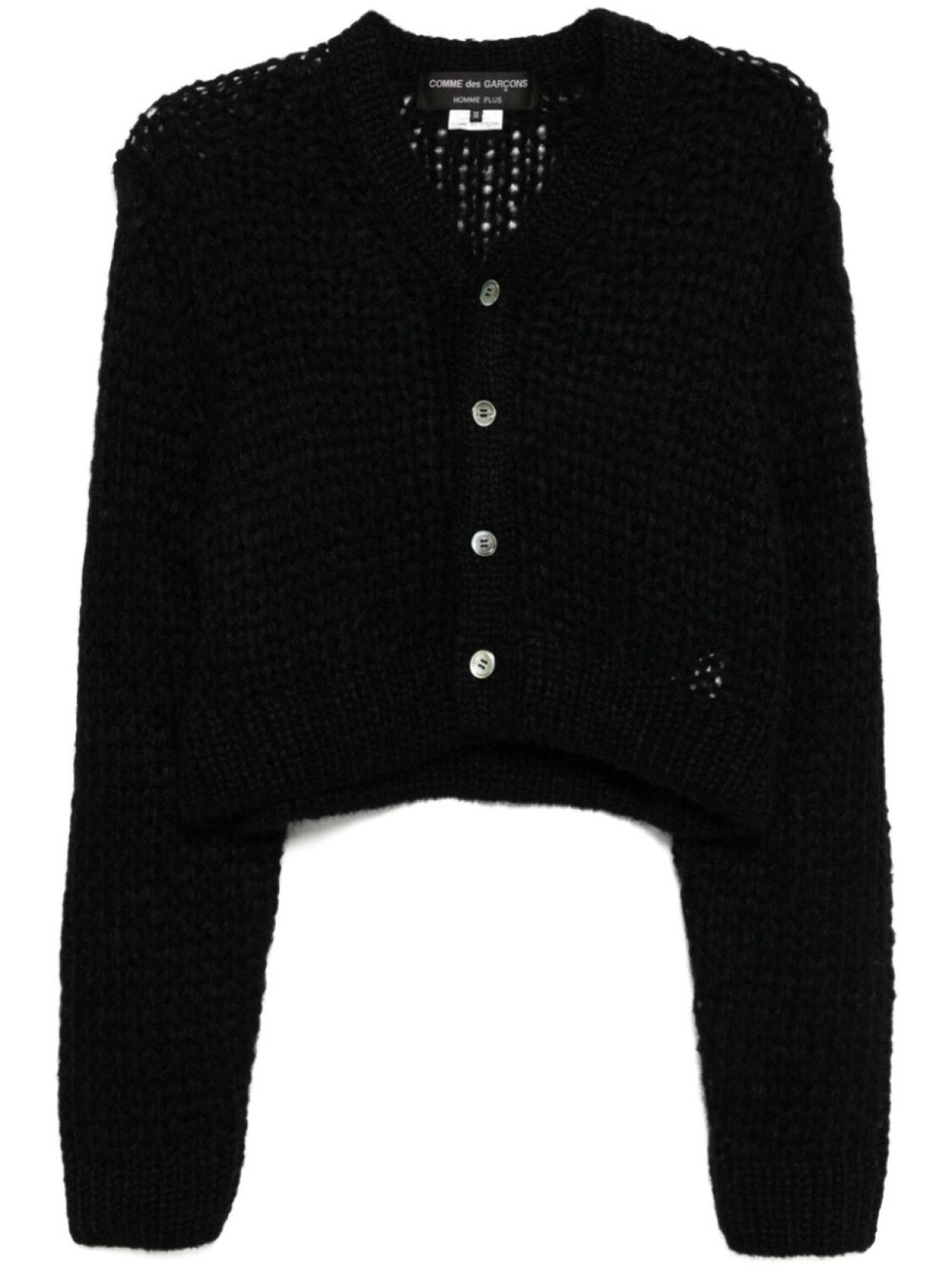 

Кардиган с V-образным вырезом Comme des Garçons Homme Plus, черный