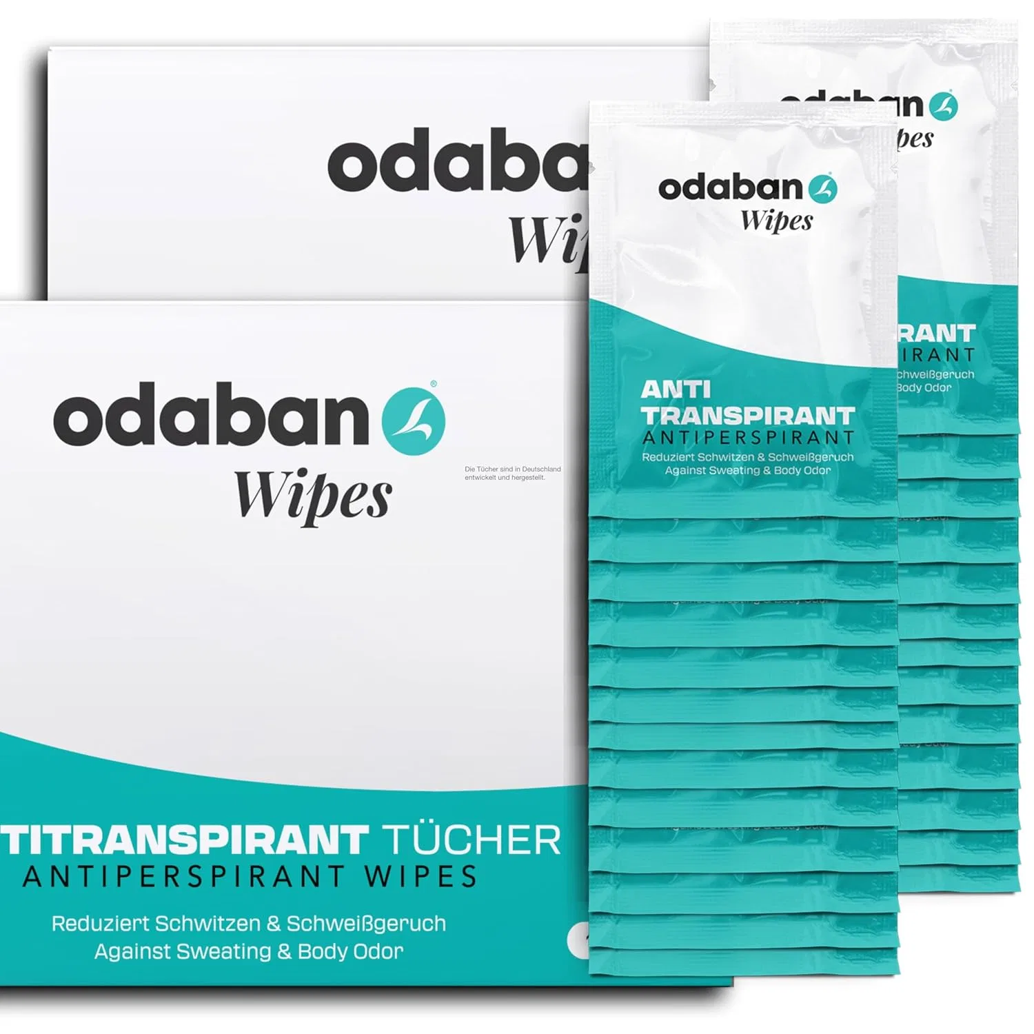 Антиперспирантные салфетки Odaban от сильного потоотделения, 2 x 16 шт. Odaban Antiperpspirant