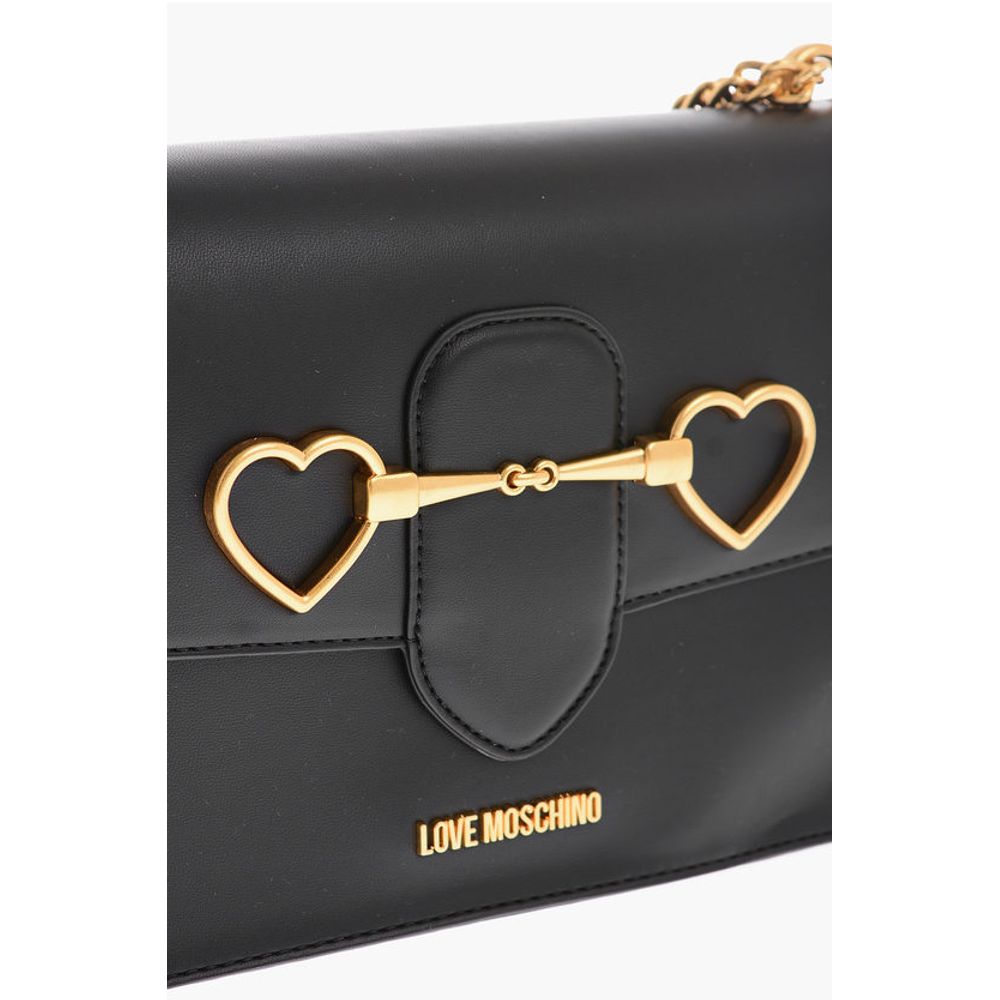 

Черная полиэтиленовая сумка через плечо Moschino, Black