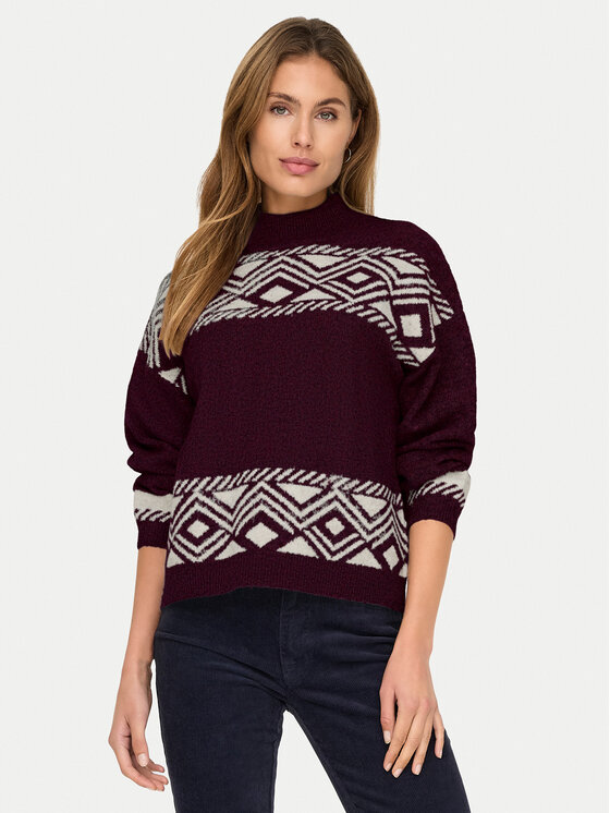 

Водолазка regular fit Victoria 15321179 Only, фиолетовый