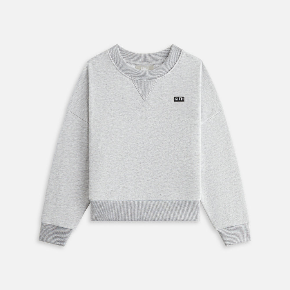 

Свитер Kith Kids Long Sleeve Nelson Crewneck, светло-зеленый