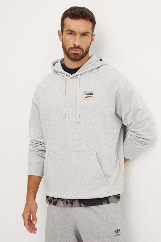 

Хлопковая толстовка Puma, серый