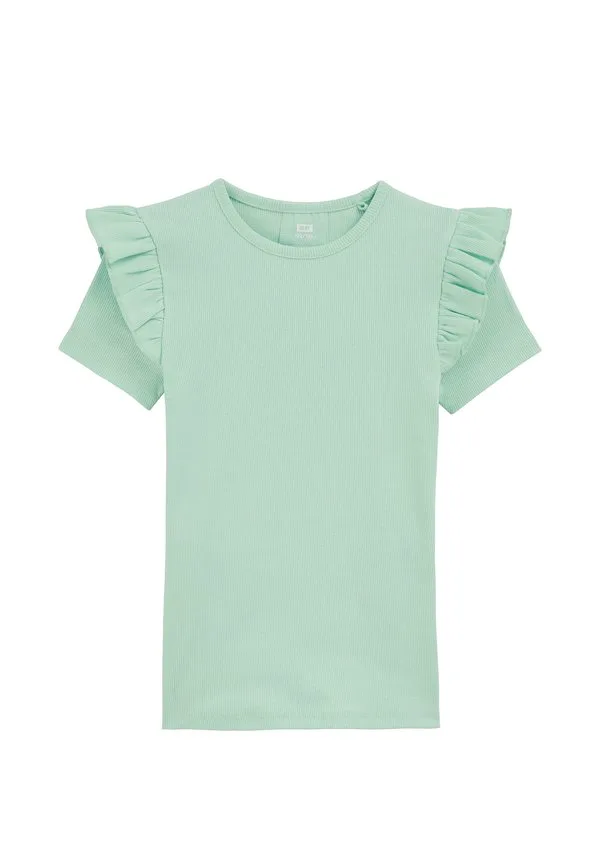 Простая футболка We Fashion, Light Green — фото 4