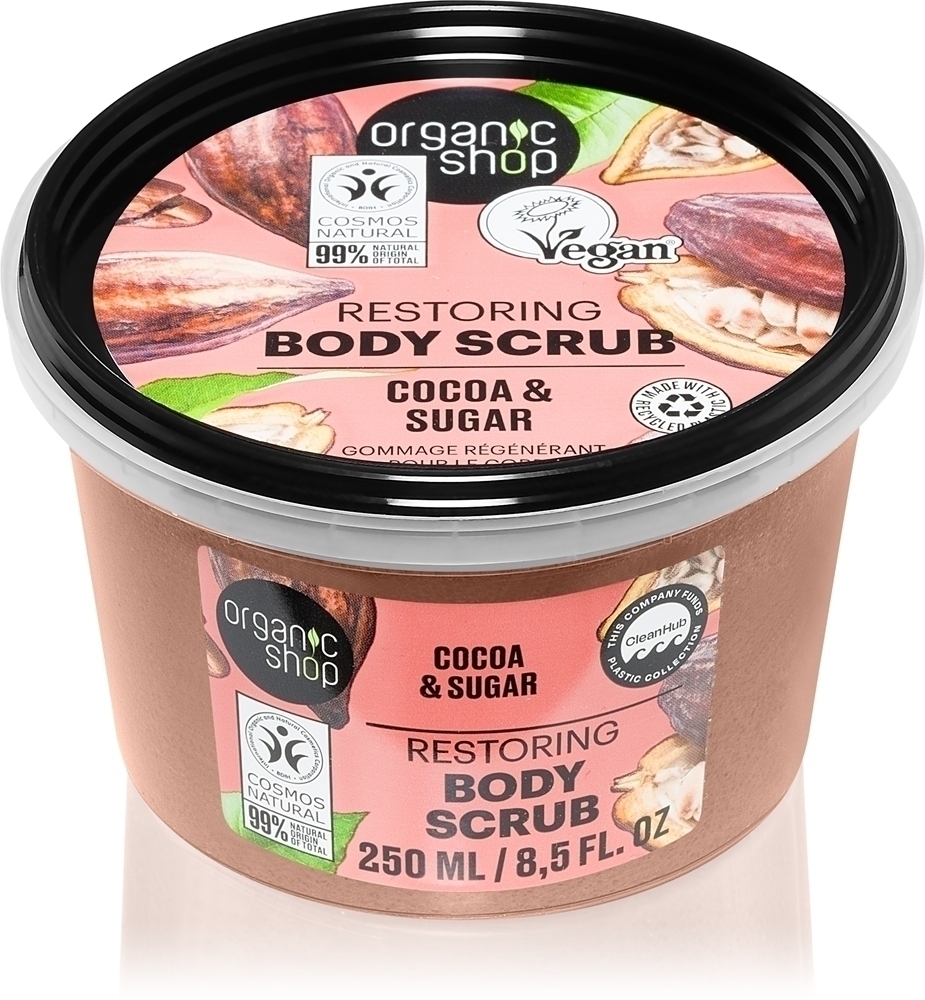 

Скраб для тела какао и сахар Organic Shop, 250 мл