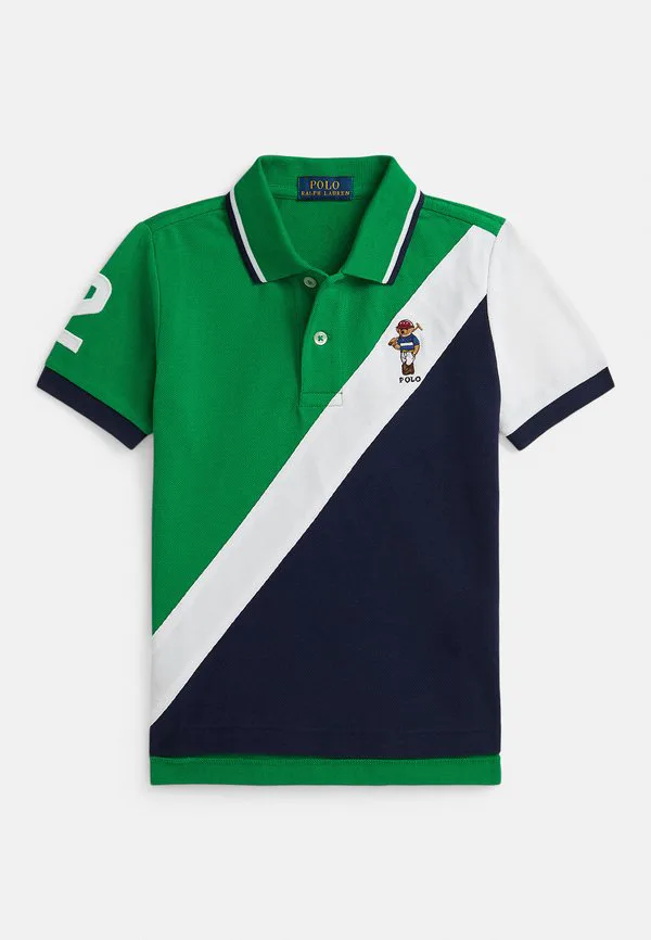 Поло-Рубашка polo bear из хлопковой сетки, размер 27y. Polo Ralph Lauren, Green