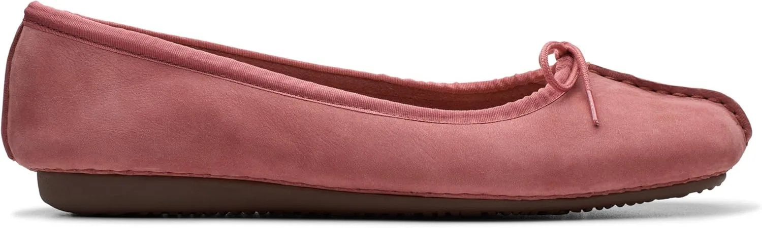 Балетки Clarks Freckle Ice, розовый