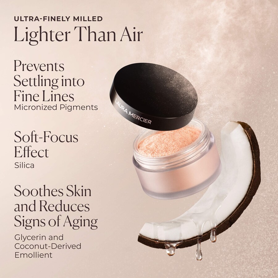 Осветляющая корректирующая пудра для фиксации макияжа под глазами Secret Brightening Color Correcting Longwear Under Eye Setting Powder Laura Mercier, 0.141 oz/4 g, Soft Pink — фото 4
