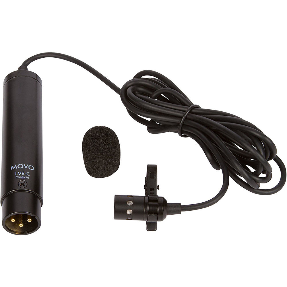 

Кардиоидный петличный микрофон Movo Photo LV8-C с разъемом XLR