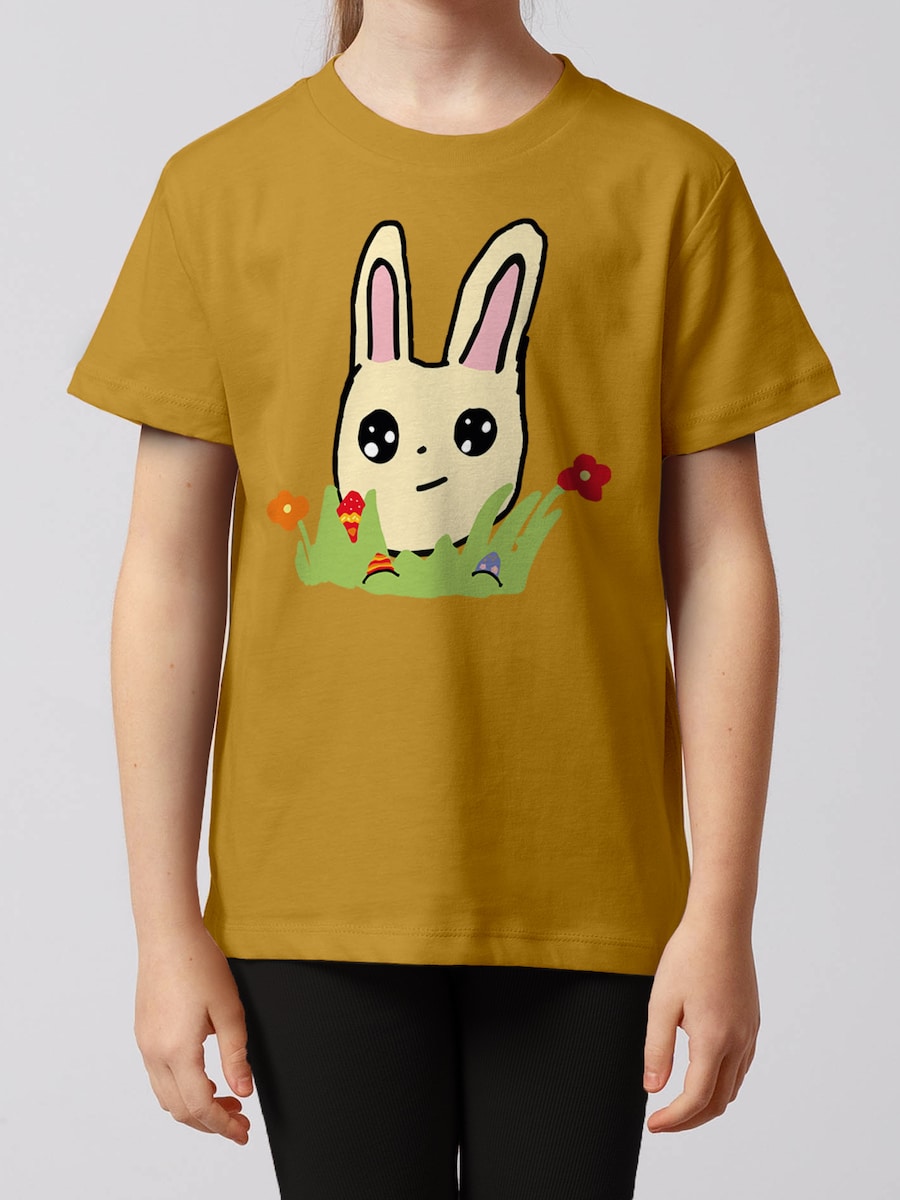 Рубашка watabout.kids Osterhase Mit Blumen, светло-желтый — фото 3