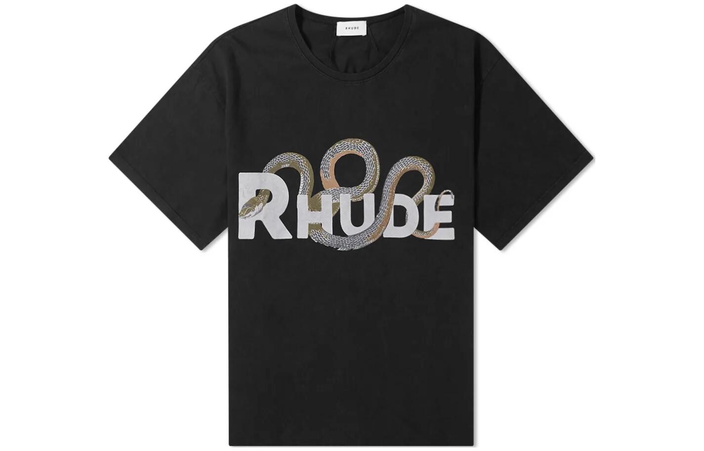 

Футболка мужская черная Rhude, черный