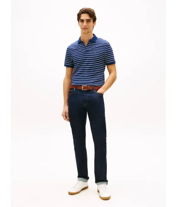 Поло 1985 regular fit Tommy Hilfiger, темно-синий — фото 2