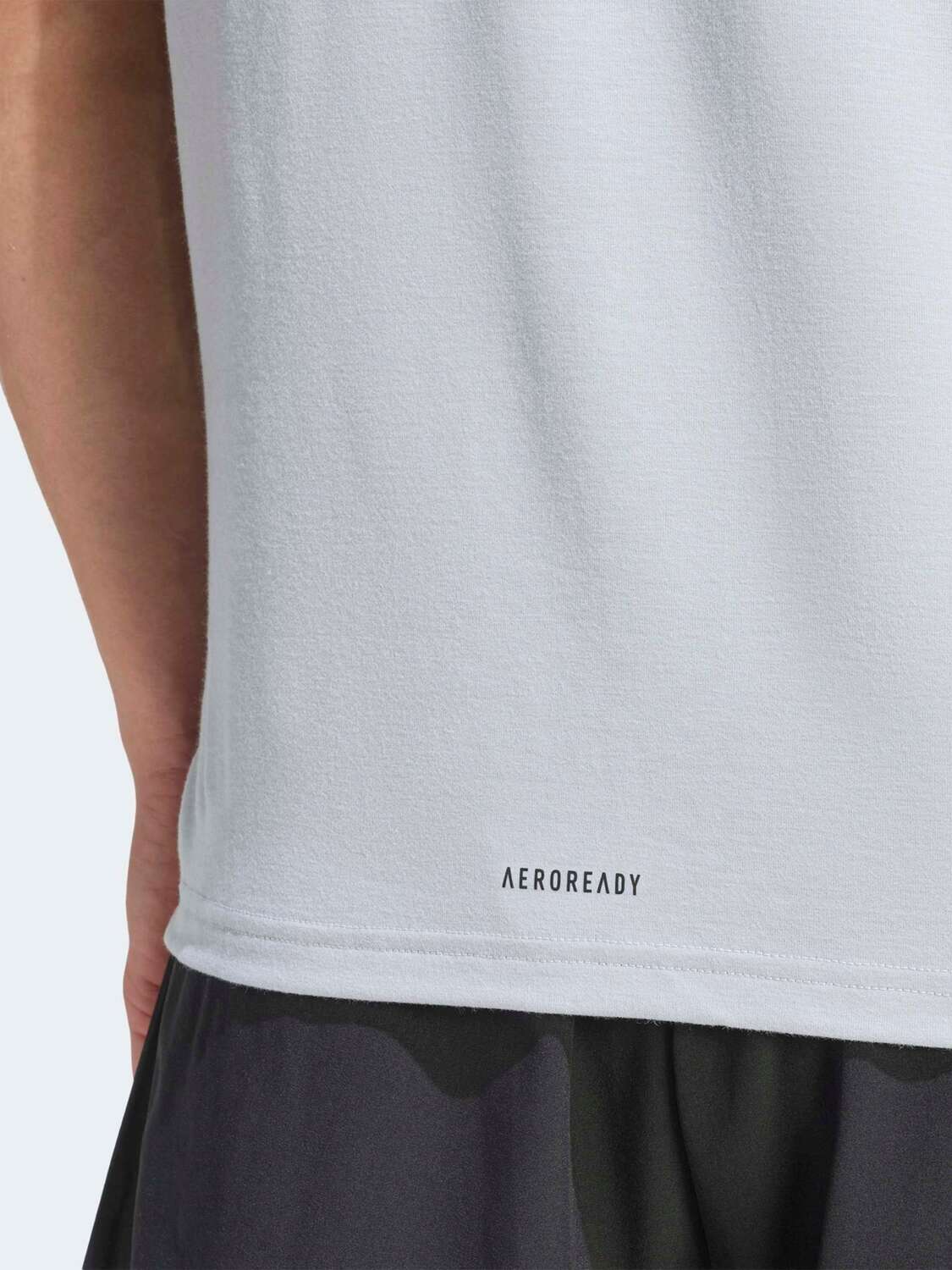 Adidas Performance Футболка для тренировок Regular Performance в светло-сером цвете — фото 4