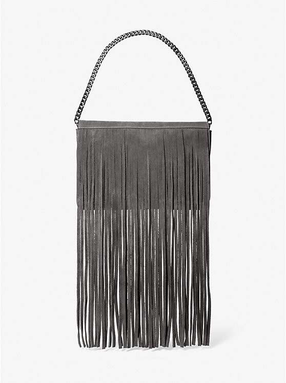 

Замшевый клатч Ali с бахромой Michael Kors Collection, черный