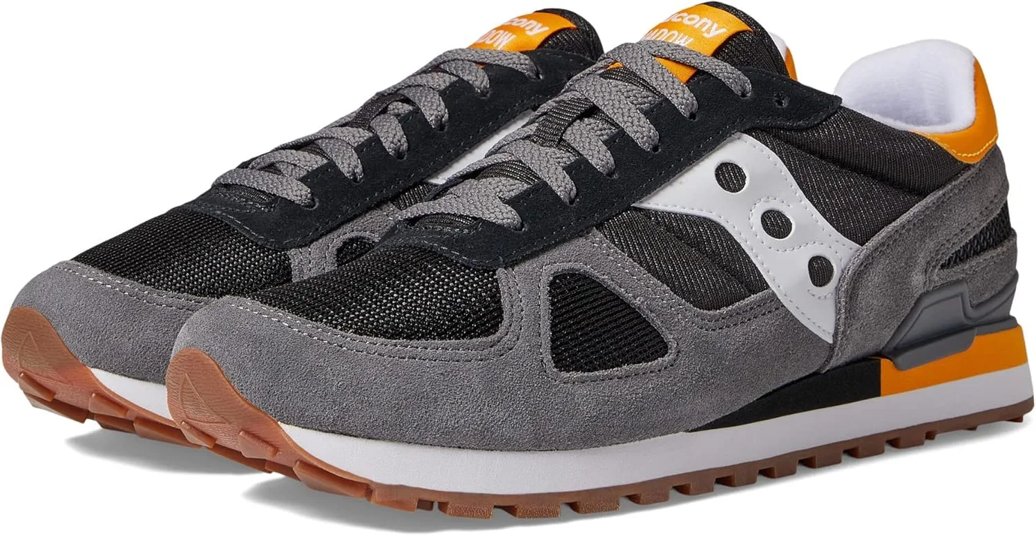 Кроссовки Saucony Shadow Original Leather - зеленый/розовый/пастельный — фото 2