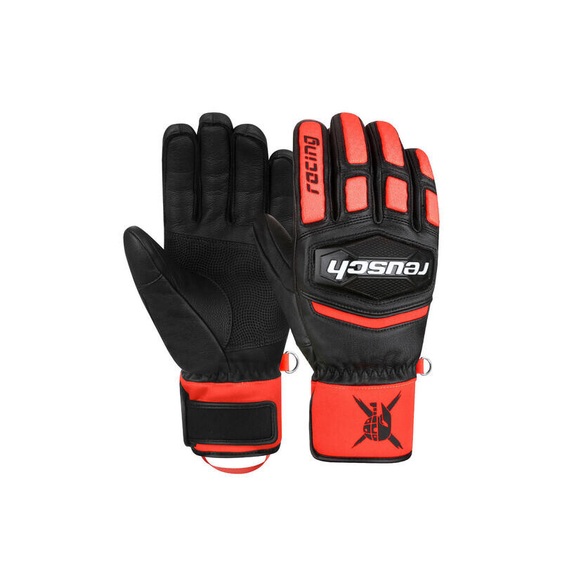 

Лыжные перчатки Reusch, цвет black/bright red/rojo fluo