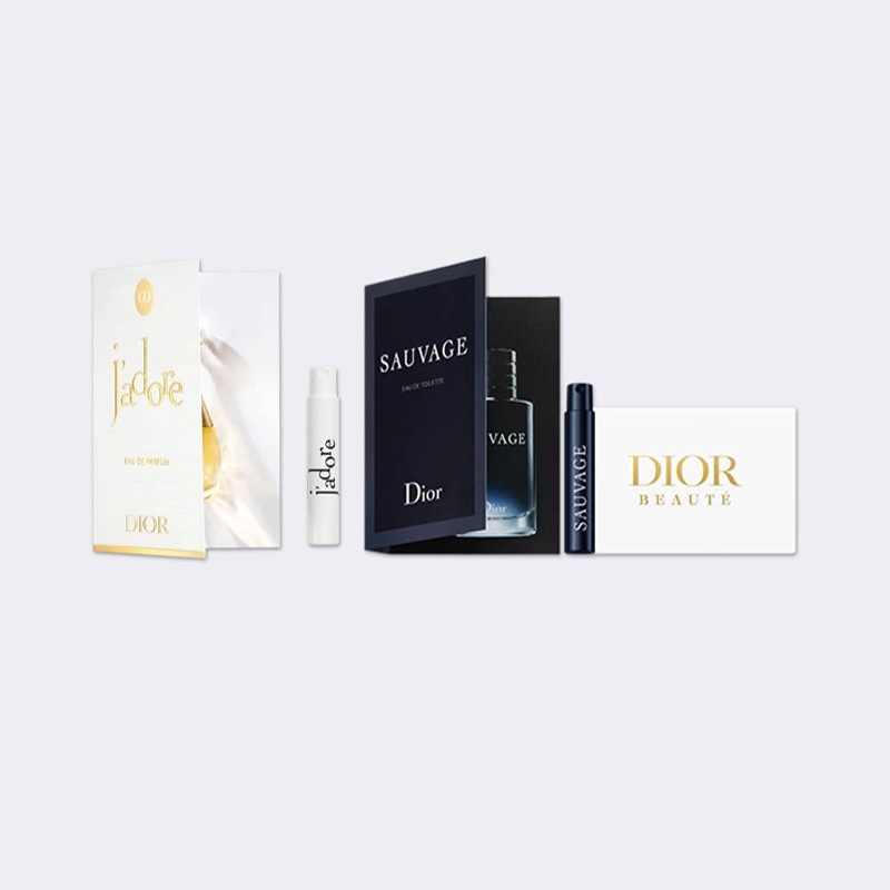 Набор парфюмерных миниатюр Dior: J'adore + Sauvage, 1 мл + 1 мл — фото 3