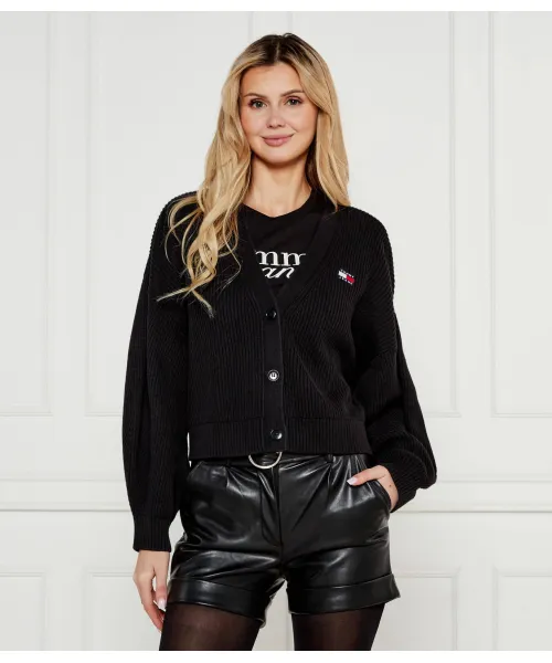 

Кардиган Regular fit Tommy Jeans, черный