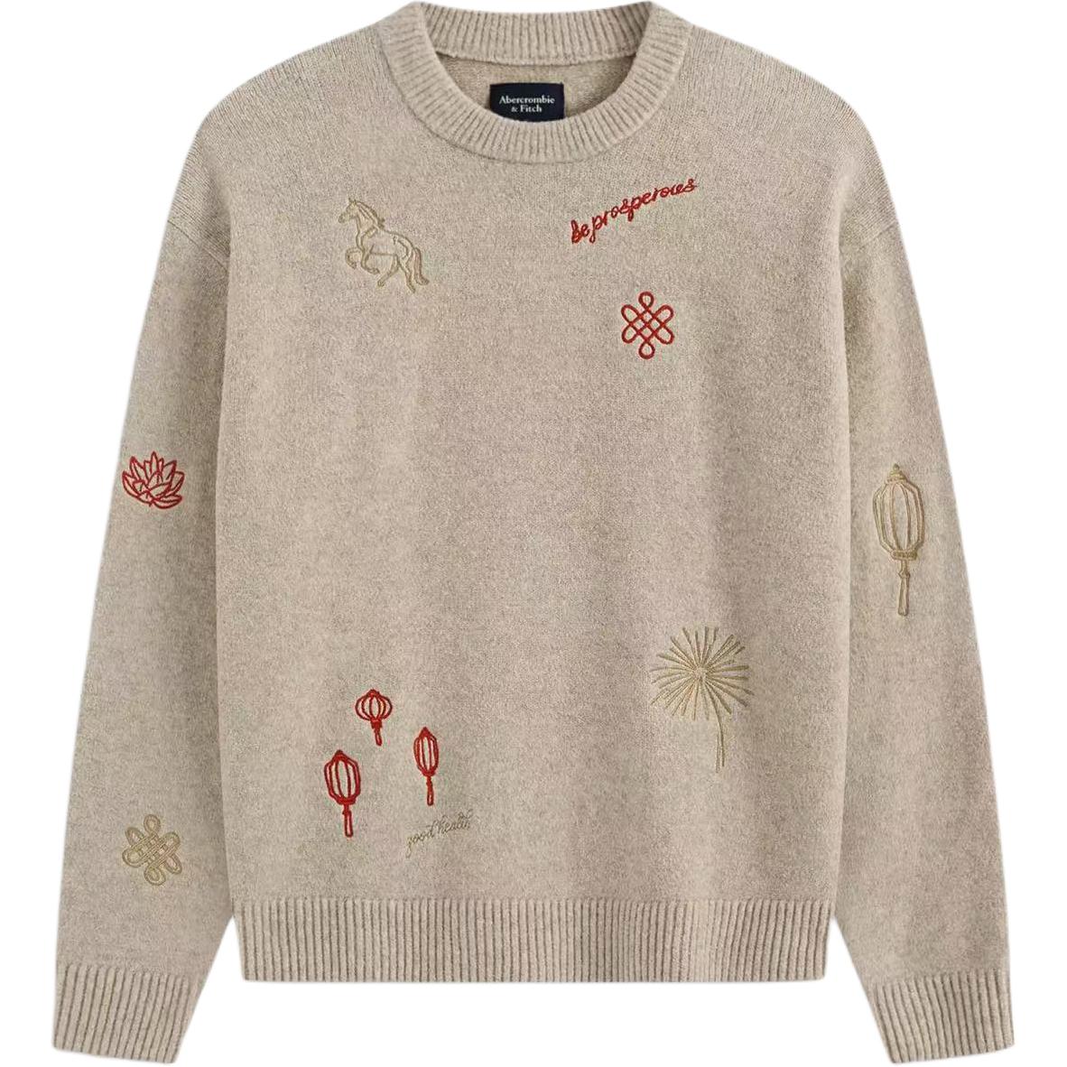 

Мужская трикотажная одежда Abercrombie＆Fitch, хаки