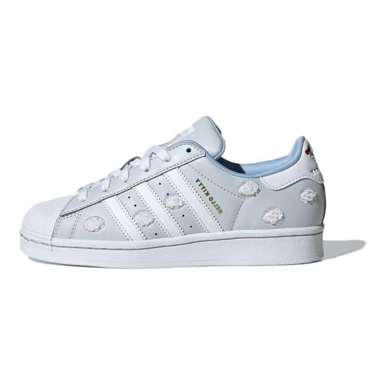 

Кроссовки Adidas Hello Kitty X Superstar J 'Embroidered Clouds', синий