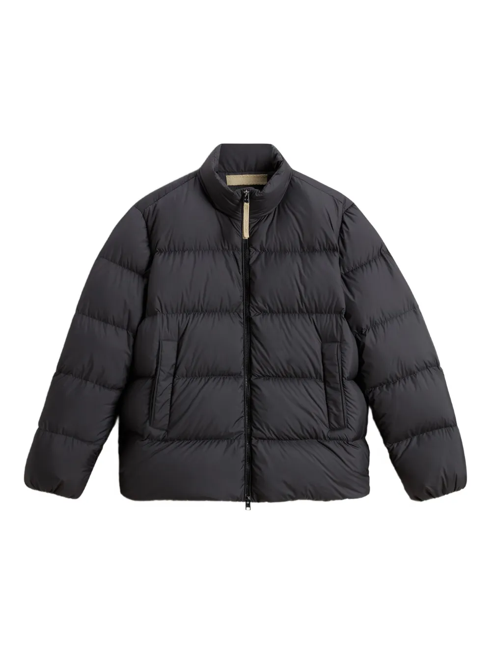 

Стеганая куртка с высоким воротником WOOLRICH, черный