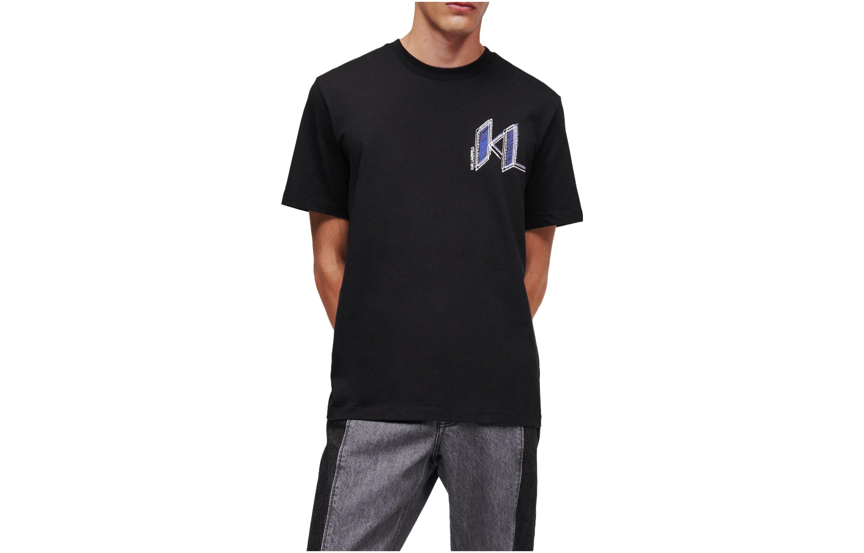 

KARL LAGERFELD / Karl Lagerfeld Jeans Футболка KARL LAGERFELD мужская черная