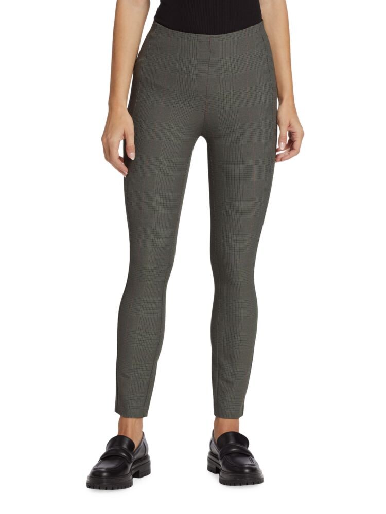 

Узкие брюки в клетку Simone Rag & Bone, зеленый