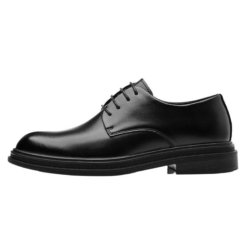 POPULAR ROUSE PR Мужские классические туфли с перфорацией черные, цвет Black Cut-Out — фото 2